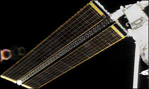 Sonnensegel der ISS