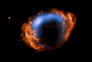 Bild: X-ray (NASA/CXC/NCSU/S.Reynolds et al.); Radio (NSF/NRAO/VLA/Cambridge/D.Green et al.); Infrared (2MASS/UMass/IPAC-Caltech/NASA/NSF/CfA/E.Bressert)